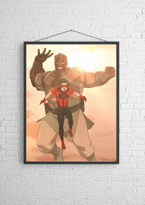Invincible Conquest Scene Poster - 4K Ultra HD Premium Print