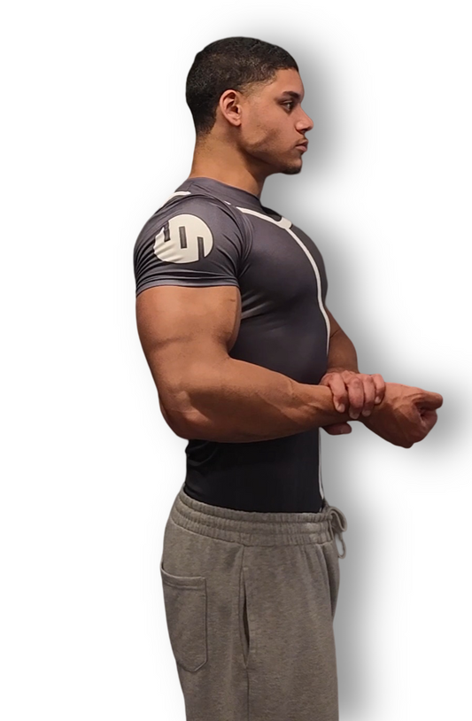 Dark Viltrumite Mark Short Sleeve Compression Shirt